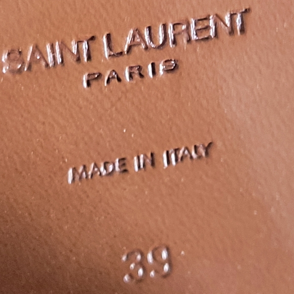 NWOT, ST LAURENT BOOTS, BROWN, 39 - Picture 2 of 9